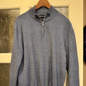 BONOBOS men's quarter zip pullover sweater - Size M